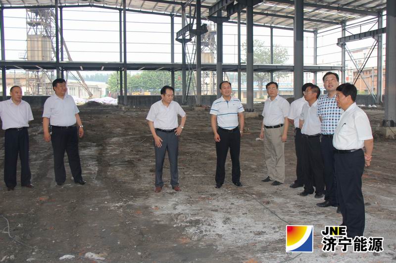 魏忠勋到落陵检查指导工业园基本建设