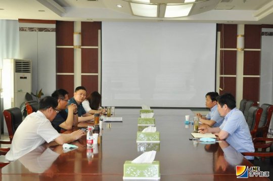 济宁市能源局到花园煤矿突查扬尘治理工作