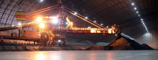 济矿物流堆取料机无人化控制系统成功完成整列来煤堆卸