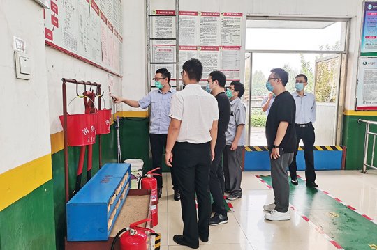 集团公司检查组到运河煤矿检查指导标准化提升工作