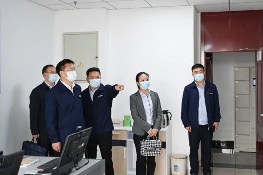 王崇景到正则招标公司调研指导工作